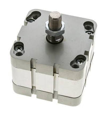 ISO 21287 Compact Double Acting Cylinder 80-15mm - Magnetic - Male Rod