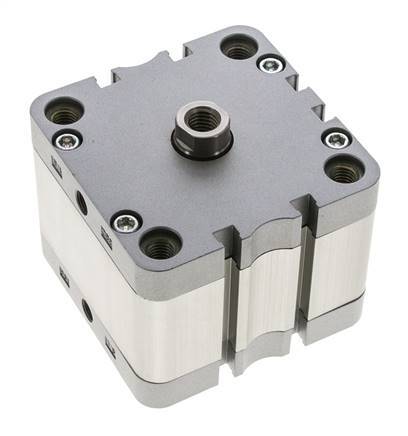 ISO 21287 Compact Double Acting Cylinder 80-20mm - Magnetic