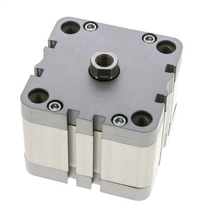 ISO 21287 Compact Double Acting Cylinder 80-20mm - Magnetic