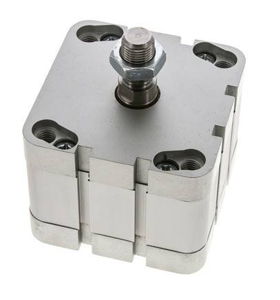 ISO 21287 Compact Double Acting Cylinder 80-20mm - Magnetic - Male Rod