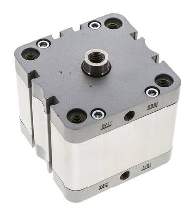 ISO 21287 Compact Double Acting Cylinder 80-30mm - Magnetic