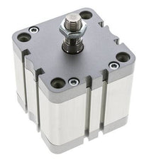 ISO 21287 Compact Double Acting Cylinder 80-40mm - Magnetic - Male Rod