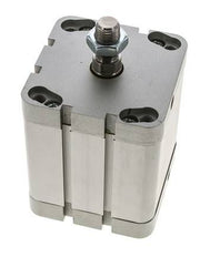 ISO 21287 Compact Double Acting Cylinder 80-60mm - Magnetic - Male Rod