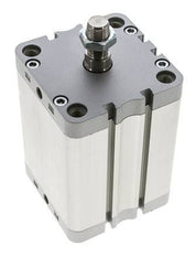 ISO 21287 Compact Double Acting Cylinder 80-80mm - Magnetic - Male Rod