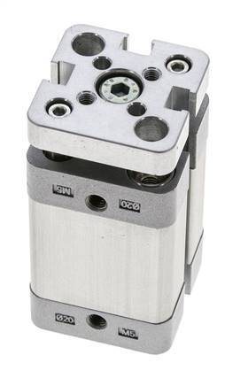 ISO 21287 Compact Double Acting Cylinder 20-20mm - Magnetic - Non-Rotating