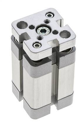 ISO 21287 Compact Double Acting Cylinder 20-20mm - Magnetic - Non-Rotating