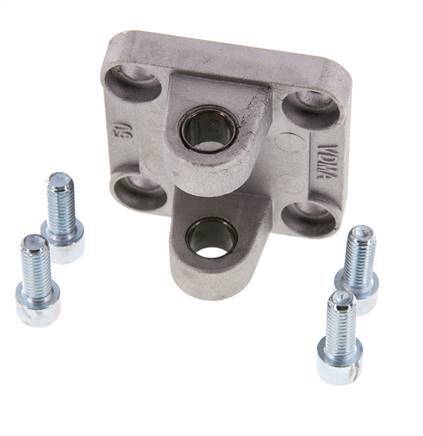 Clevis Female 50 mm ISO 15552 ISO 21287 Aluminium