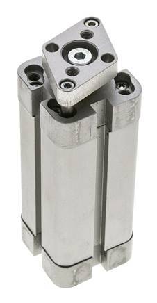 ISO 21287 Compact Double Acting Cylinder 25-60mm - Magnetic - Non-Rotating