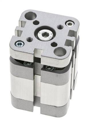 ISO 21287 Compact Double Acting Cylinder 32-10mm - Magnetic - Non-Rotating
