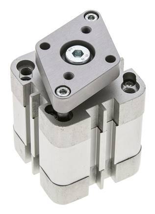 ISO 21287 Compact Double Acting Cylinder 40-15mm - Magnetic - Non-Rotating