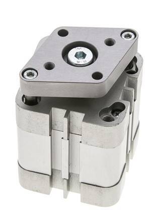 ISO 21287 Compact Double Acting Cylinder 40-15mm - Magnetic - Non-Rotating