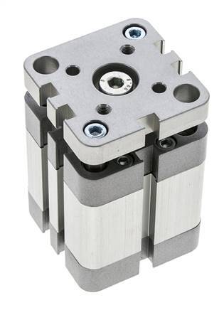 ISO 21287 Compact Double Acting Cylinder 40-20mm - Magnetic - Non-Rotating
