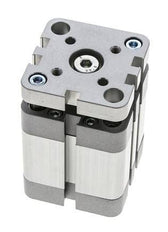 ISO 21287 Compact Double Acting Cylinder 40-20mm - Magnetic - Non-Rotating