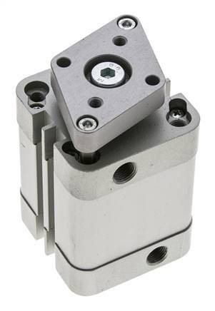 ISO 21287 Compact Double Acting Cylinder 40-25mm - Magnetic - Non-Rotating