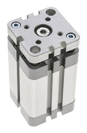 ISO 21287 Compact Double Acting Cylinder 40-40mm - Magnetic - Non-Rotating