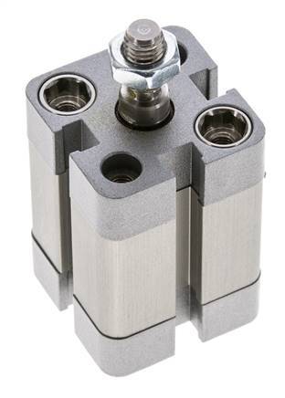 ISO 21287 Compact Single Acting Cylinder 20-15mm - Magnetic - Male Rod