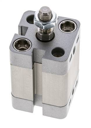 ISO 21287 Compact Single Acting Cylinder 20-15mm - Magnetic - Male Rod
