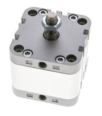 ISO 21287 Compact Single Acting Cylinder 63-20mm - Magnetic - Male Rod