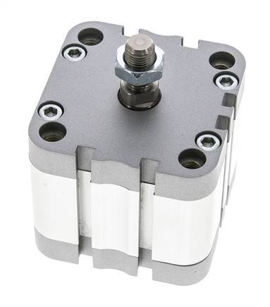 ISO 21287 Compact Single Acting Cylinder 63-20mm - Magnetic - Male Rod