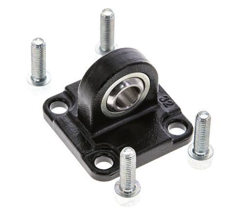 Clevis Spherical Male 32 mm ISO 15552 ISO 21287 Burnished steel