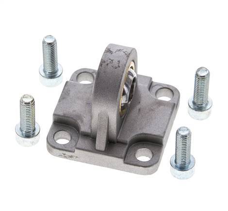 Clevis Spherical Male 32 mm ISO 15552 ISO 21287 Aluminium