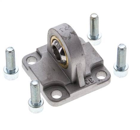 Clevis Spherical Male 32 mm ISO 15552 ISO 21287 Aluminium