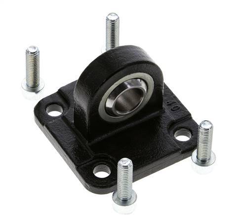 Clevis Spherical Male 40 mm ISO 15552 ISO 21287 Burnished steel