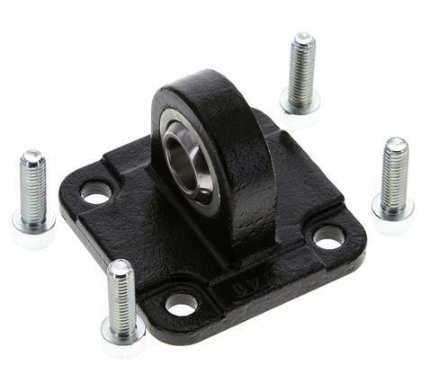 Clevis Spherical Male 40 mm ISO 15552 ISO 21287 Burnished steel
