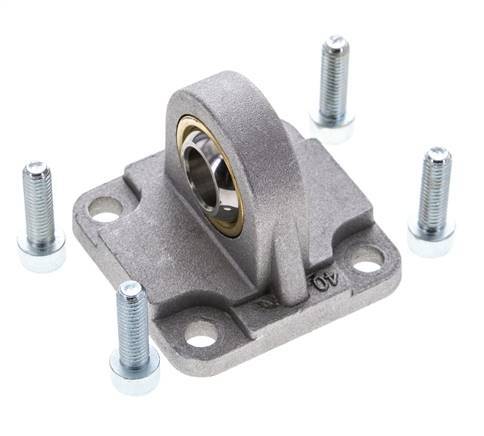 Clevis Spherical Male 40 mm ISO 15552 ISO 21287 Aluminium