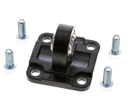Clevis Spherical Male 50 mm ISO 15552 ISO 21287 Burnished steel