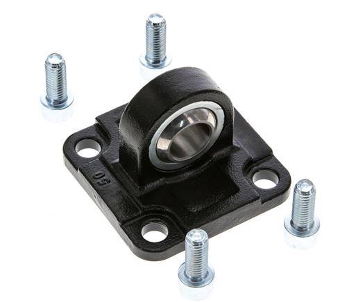Clevis Spherical Male 50 mm ISO 15552 ISO 21287 Burnished steel