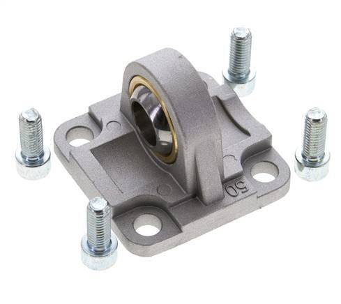 Clevis Spherical Male 50 mm ISO 15552 ISO 21287 Aluminium