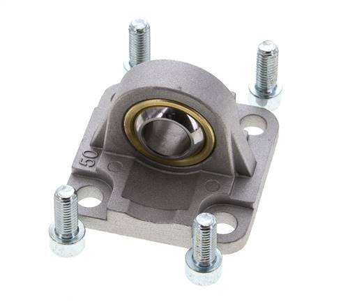 Clevis Spherical Male 50 mm ISO 15552 ISO 21287 Aluminium