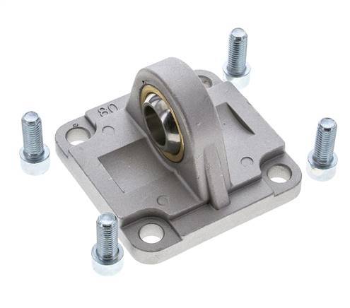 Clevis Spherical Male 80 mm ISO 15552 ISO 21287 Aluminium