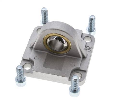 Clevis Spherical Male 80 mm ISO 15552 ISO 21287 Aluminium