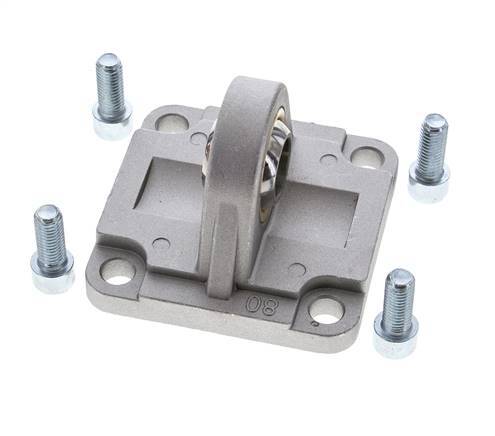 Clevis Spherical Male 80 mm ISO 15552 ISO 21287 Aluminium