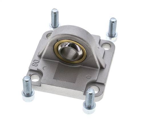 Clevis Spherical Male 80 mm ISO 15552 ISO 21287 Aluminium
