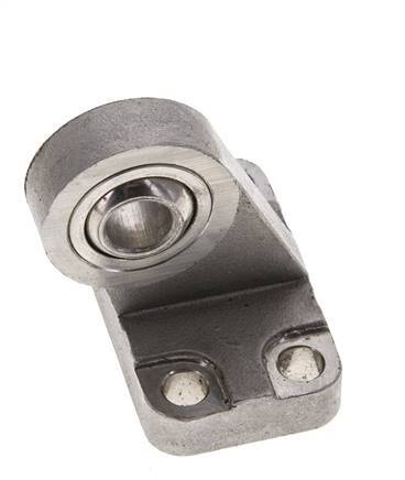 Clevis Spherical Male Right-Angled 32 mm ISO 15552 and 21287 Stainless steel 316 (1.4401)