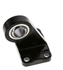 Clevis Spherical Male Right-Angled 80 mm ISO 15552 and 21287 Steel