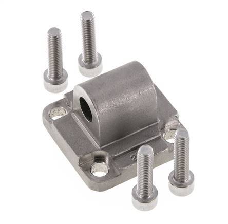 Clevis Male 32 mm ISO 15552 ISO 21287 Stainless steel 316 (1.4401)