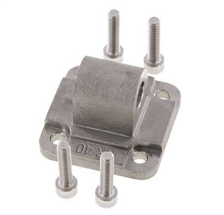 Clevis Male 40 mm ISO 15552 ISO 21287 Stainless steel 316 (1.4401)