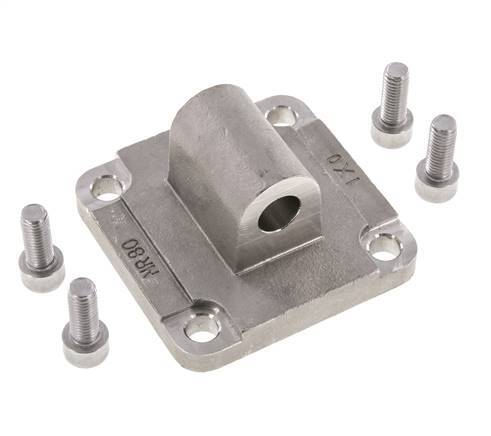 Clevis Male 80 mm ISO 15552 ISO 21287 Stainless steel 316 (1.4401)
