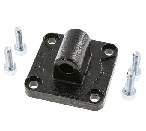 Clevis Male 80 mm ISO 15552 ISO 21287 Burnished steel