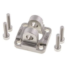 Clevis Female 32 mm ISO 15552 ISO 21287 Stainless steel 316 (1.4401)