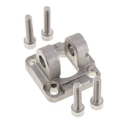 Clevis Female 32 mm ISO 15552 ISO 21287 Stainless steel 316 (1.4401)