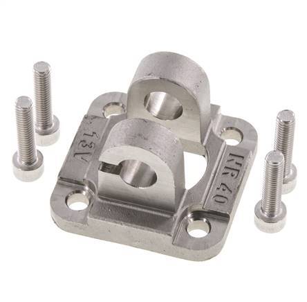 Clevis Female 40 mm ISO 15552 ISO 21287 Stainless steel 316 (1.4401)