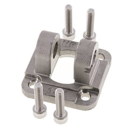 Clevis Female 40 mm ISO 15552 ISO 21287 Stainless steel 316 (1.4401)