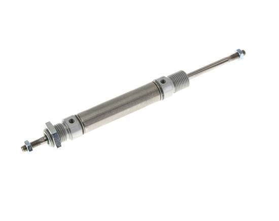 ISO 6432 Round Double Acting Cylinder 16-40mm - Magnetic - Male Threaded - Double Rod