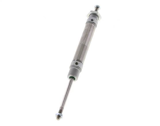 ISO 6432 Round Double Acting Cylinder 16-50mm - Magnetic - Male Threaded - Double Rod