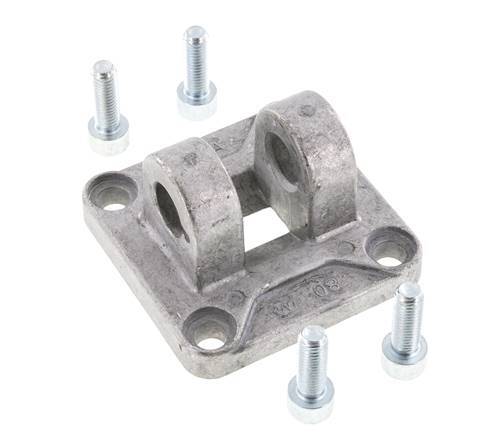 Clevis Female 80 mm ISO 15552 ISO 21287 Aluminium